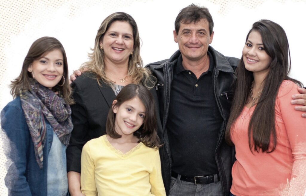 Lucylene e família